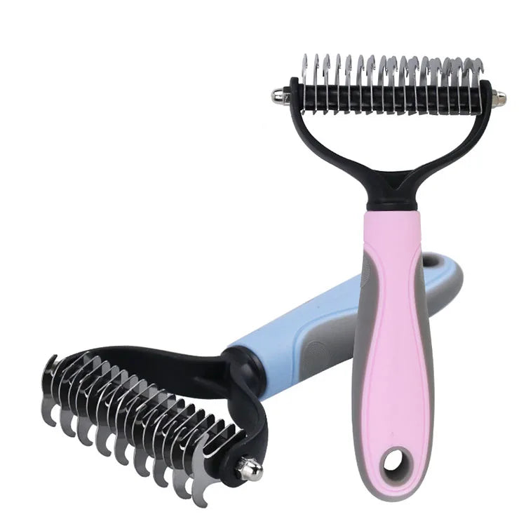 Tool Brush Detangling Hair Removal Deshedding Dematting Pet Dog Combs for Dog and Cat